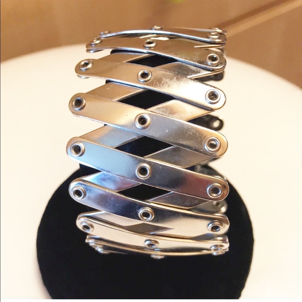 Stainless steel steampunk bracelet